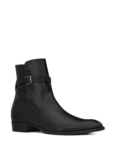 SAINT LAURENT - Wyatt Leather Boots - Saint Laurent - Modalova