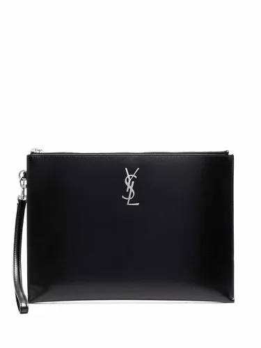 Cassandre Leather Pouch - Saint Laurent - Modalova