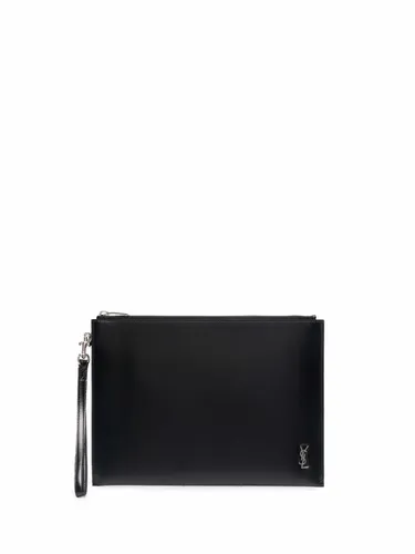 Cassandre Leather Pouch - Saint Laurent - Modalova