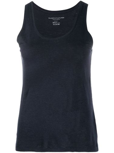 MAJESTIC - Linen Tank Top - Majestic - Modalova