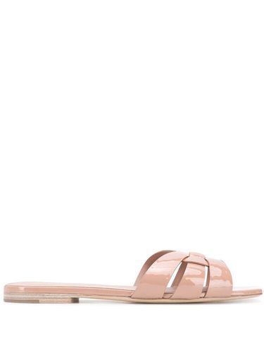 Nu Pieds Tribute Leather Flat Sandals - Saint Laurent - Modalova