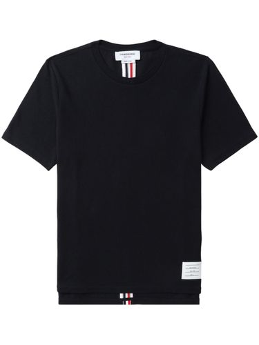 THOM BROWNE - Rwb Cotton T-shirt - Thom Browne - Modalova