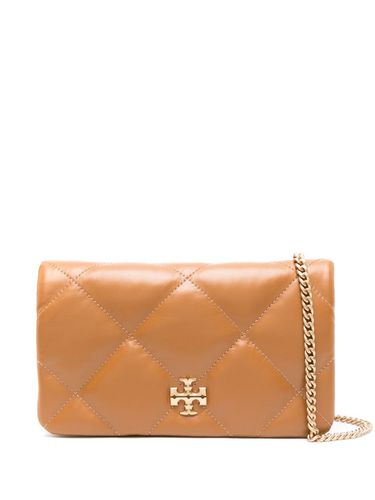 Kira Diamond Leather Shoulder Bag - Tory Burch - Modalova