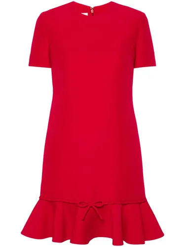 Wool And Silk Blend Mini Dress - Valentino - Modalova