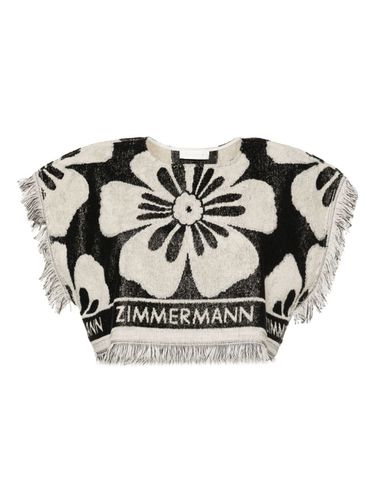 Logo Towelling Cropped Top - Zimmermann - Modalova