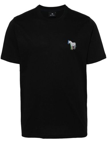 Zebra Logo Cotton T-shirt - PS Paul Smith - Modalova