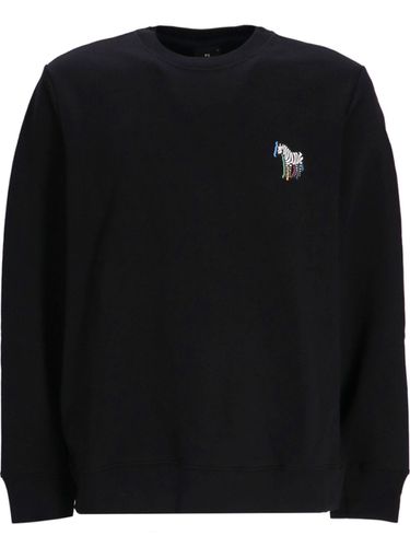 Zebra Logo Cotton Sweatshirt - PS Paul Smith - Modalova