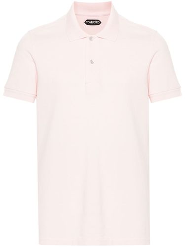 TOM FORD - Piquet Cotton Polo Shirt - Tom Ford - Modalova