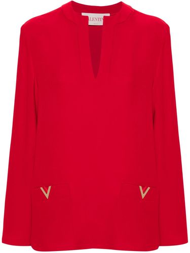 VALENTINO - Vlogo Silk Blouse - Valentino - Modalova