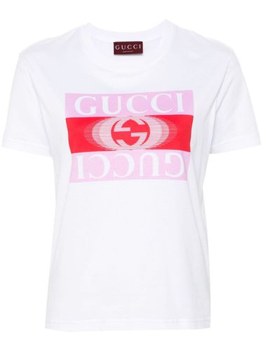 GUCCI - Logo Cotton T-shirt - Gucci - Modalova