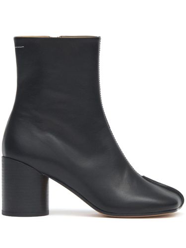 Leather Ankle Boots - MM6 Maison Margiela - Modalova