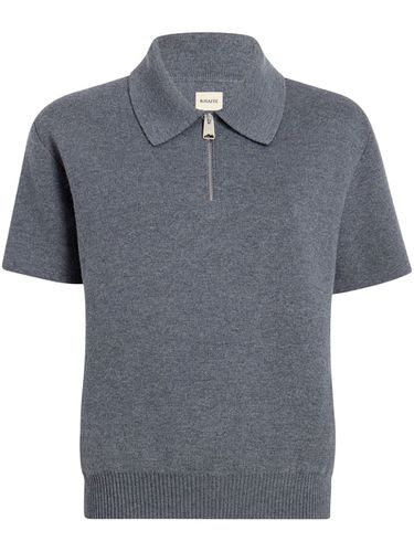 KHAITE - Guillame Wool Polo Top - Khaite - Modalova