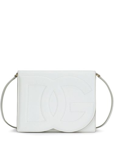 Dg Logo Leather Shoulder Bag - Dolce & Gabbana - Modalova