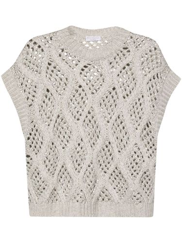 Cashmere Knitted Vest - Brunello Cucinelli - Modalova