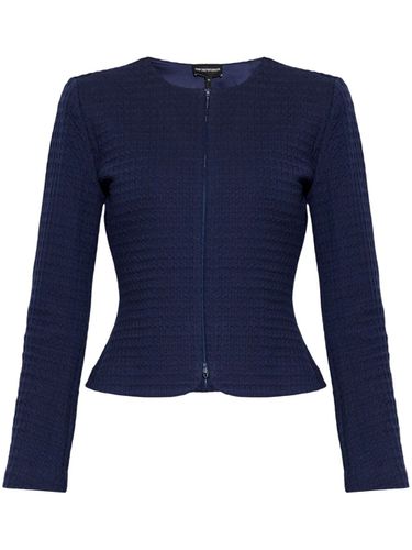 Matelassé Cotton Jacket - Emporio Armani - Modalova