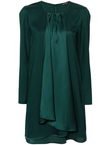 EMPORIO ARMANI - Draped Short Dress - Emporio Armani - Modalova