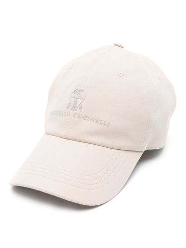 Logo Cotton Baseball Cap - Brunello Cucinelli - Modalova