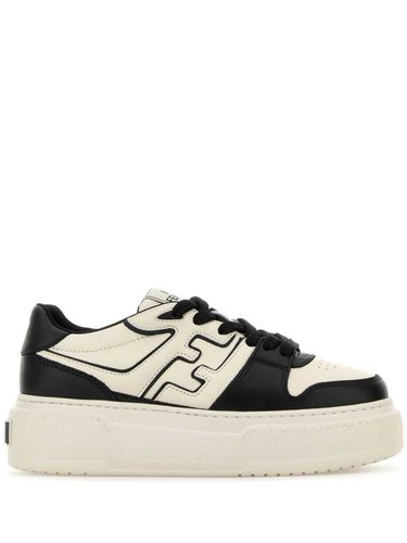 Match Leather Sneakers - Fendi - Modalova