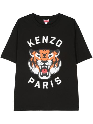 KENZO - Lucky Tiger Cotton T-shirt - Kenzo - Modalova