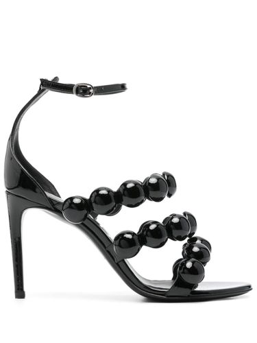 ALAÏA - Leather Heel Sandals - AlaÏa - Modalova