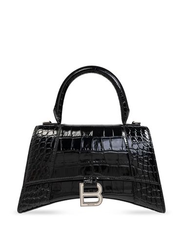 Hourglass Small Leather Handbag - Balenciaga - Modalova