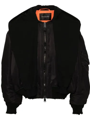 BALENCIAGA - Nylon Bomber Jacket - Balenciaga - Modalova