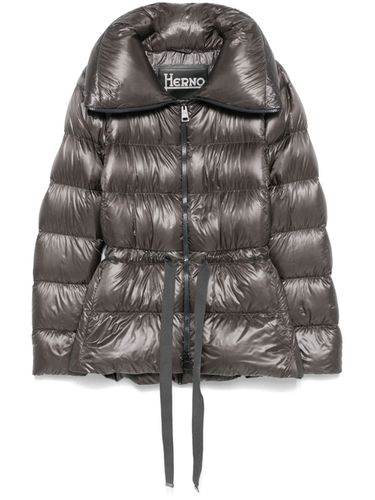 Drawstring Nylon Down Jacket - Herno - Modalova