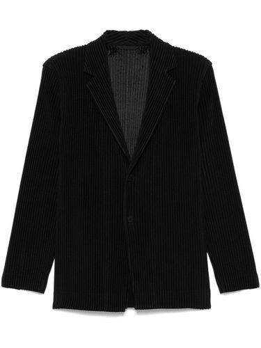 Pleated Single-breasted Jacket - Homme Plisse' Issey Miyake - Modalova