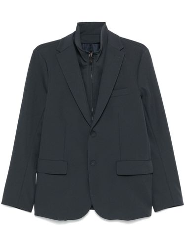 Nylon Single-breasted Jacket - Emporio Armani - Modalova