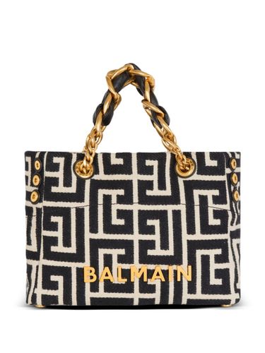 Monogram Jacquard Tote Bag - Balmain - Modalova