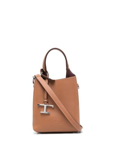 TOD'S - Leather Micro Bucket Bag - Tod's - Modalova