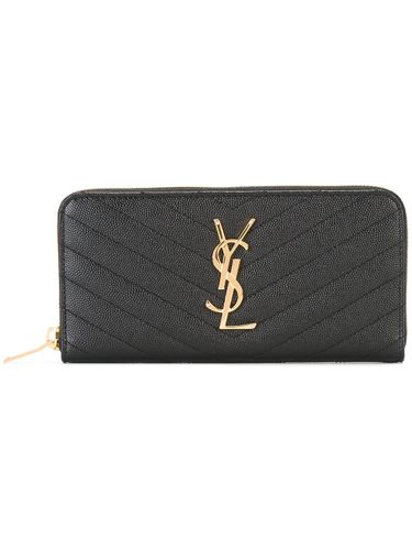 Cassandre Leather Continental Wallet - Saint Laurent - Modalova