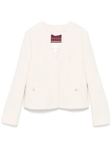 GUCCI - Bouclé Wool Jacket - Gucci - Modalova