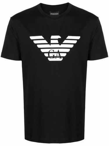 Logo Cotton T-shirt - Emporio Armani - Modalova