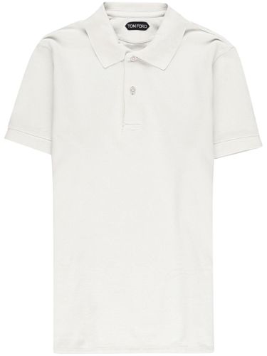 TOM FORD - Cotton Polo Shirt - Tom Ford - Modalova