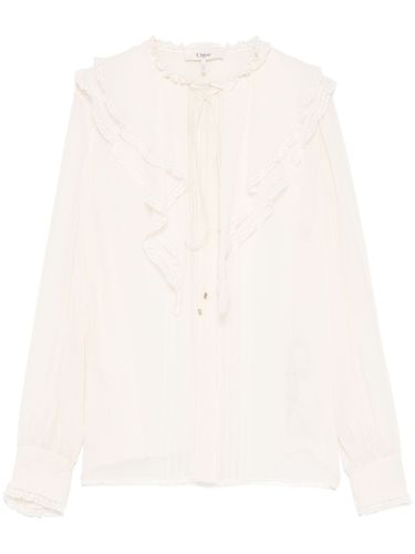 CHLOÉ - Silk Ruffled Blouse - Chloé - Modalova