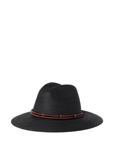 Fedora Hat With Shiny Details - Brunello Cucinelli - Modalova