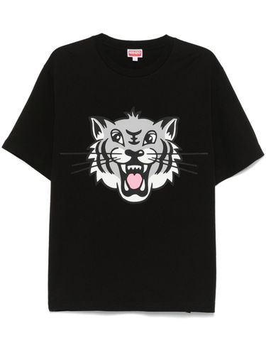 KENZO - Happy Tiger Cotton T-shirt - Kenzo - Modalova