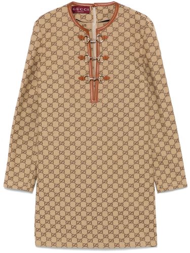 GUCCI - Gg Cotton Midi Dress - Gucci - Modalova