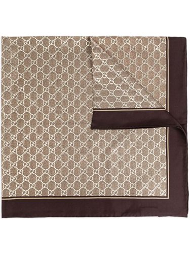 GUCCI - Gg Silk Foulard - Gucci - Modalova