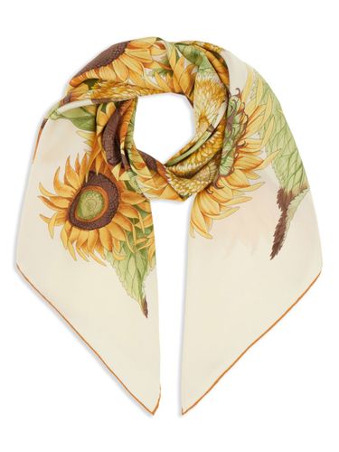 FERRAGAMO - Printed Silk Foulard - Ferragamo - Modalova