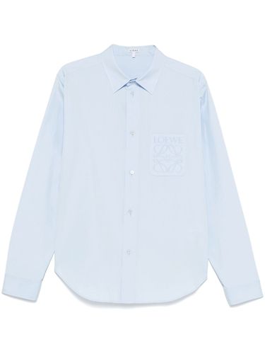 LOEWE - Anagram Cotton Shirt - Loewe - Modalova