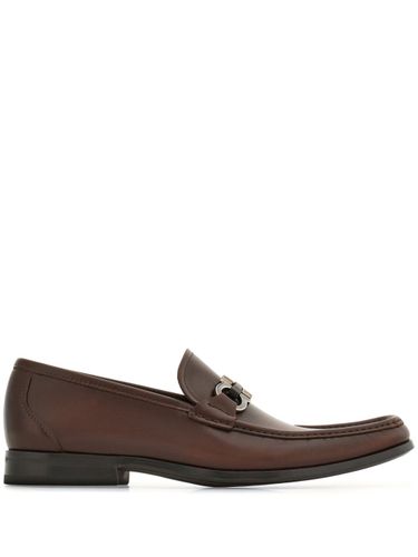 FERRAGAMO - Gancini Leather Loafers - Ferragamo - Modalova