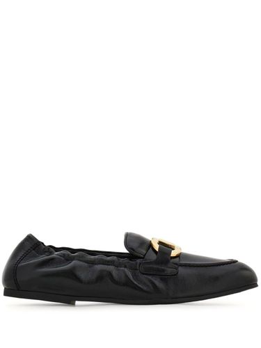 FERRAGAMO - Gancini Leather Loafers - Ferragamo - Modalova