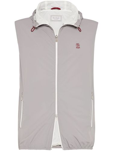 Nylon Down Vest - Brunello Cucinelli - Modalova
