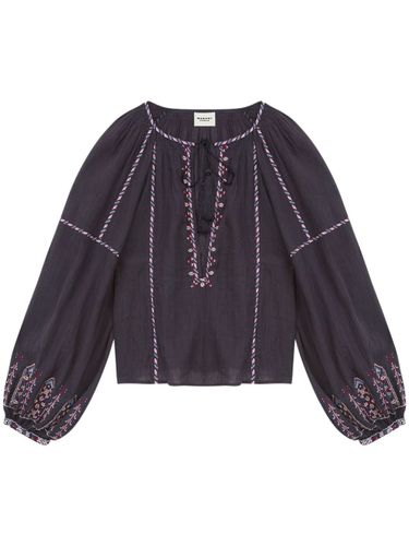 Fernanda Embroidered Cotton Top - Marant Etoile - Modalova