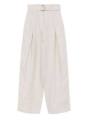 Linen Wide-leg Trousers - 'S Max Mara - Modalova