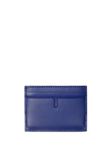 Leather Card Holder With Logo - Burberry - Modalova