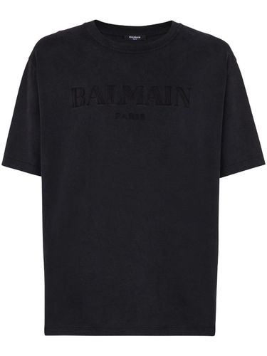 BALMAIN - Cotton T-shirt With Logo - Balmain - Modalova