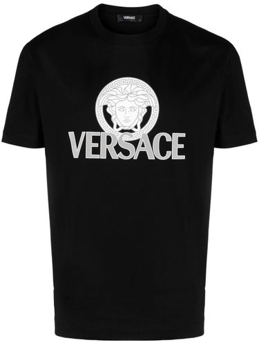 VERSACE - T-shirt With Logo - Versace - Modalova